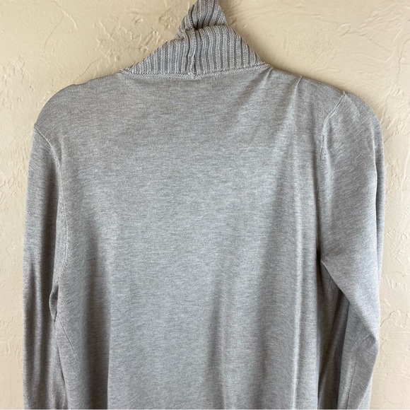 Joan Vass Gray Cardigan Sweater XL - Picture 5 of 9